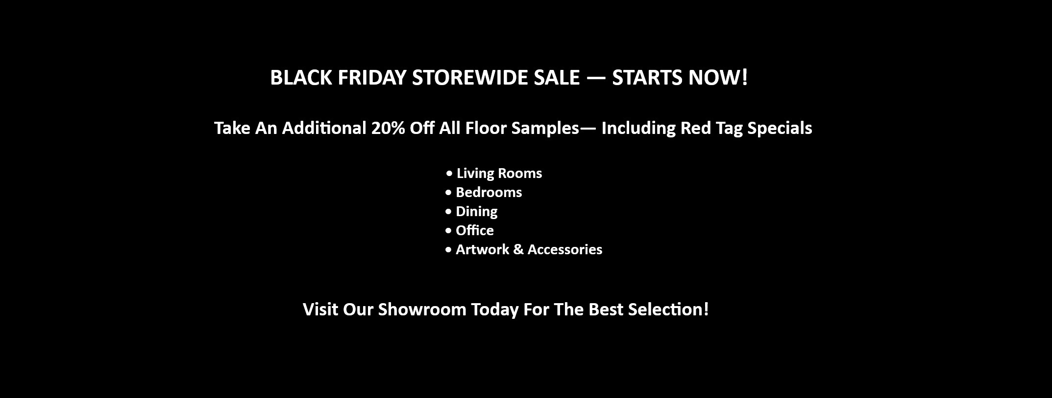 BLACK FRIDAY SALE GOING ON NOW!